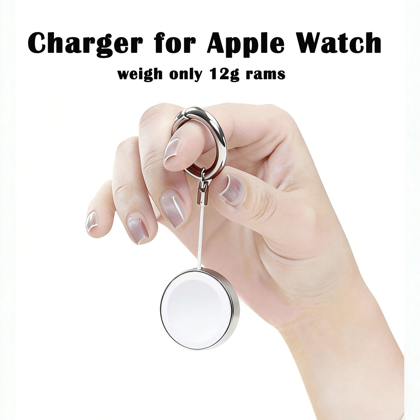 Wireless Charger for iWatch, Watch Charger for Compatible with iWatch Series Ultra SE 11 10 9 8 7 6 5 4, 2026 Upgraded Charging Pad, Fast Charging Portable Charger, White(2 Pack)