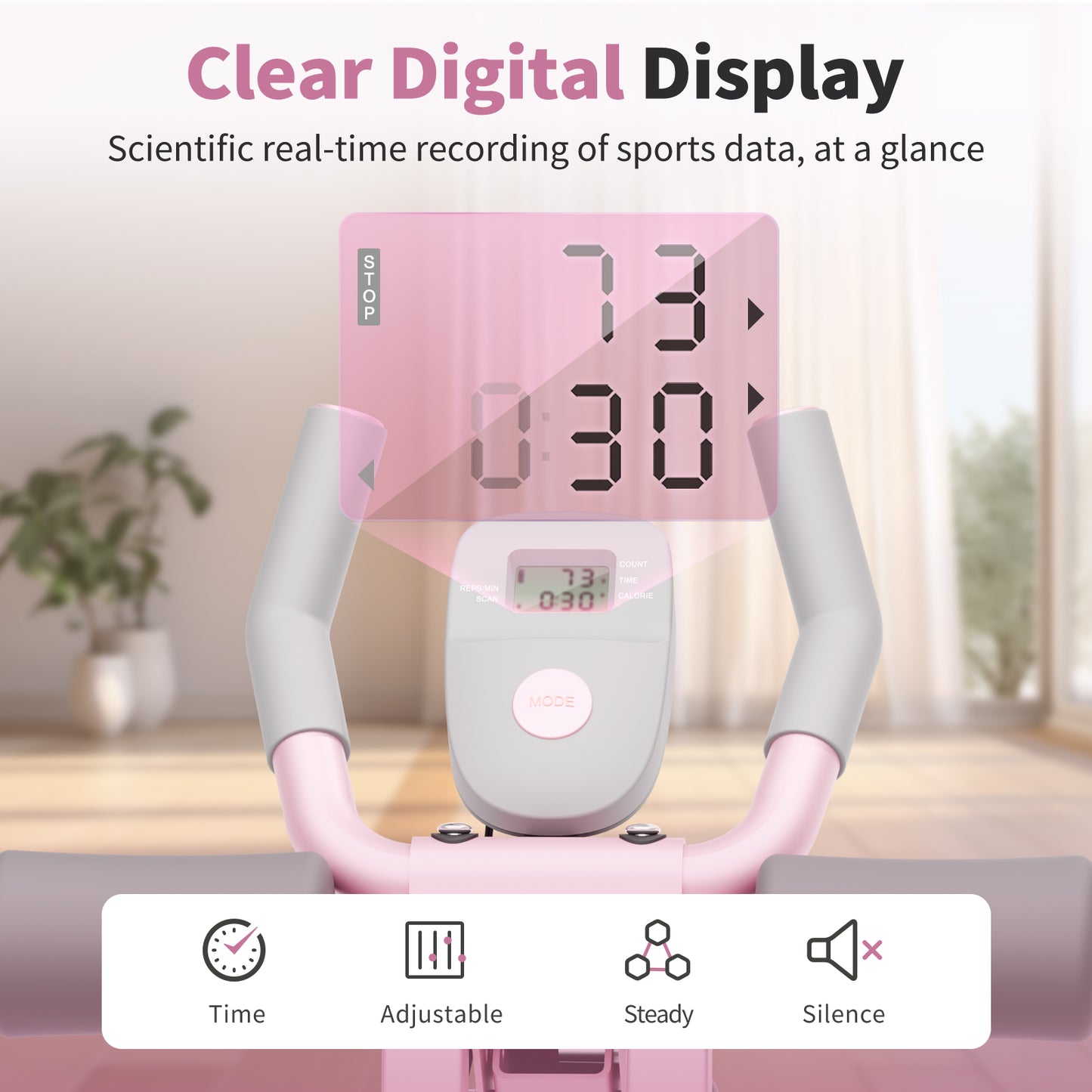 Ab Machine, Foldable Ab Trainer, Strength Training Crunch Trainer Adjustable for Core Workout & Fitness