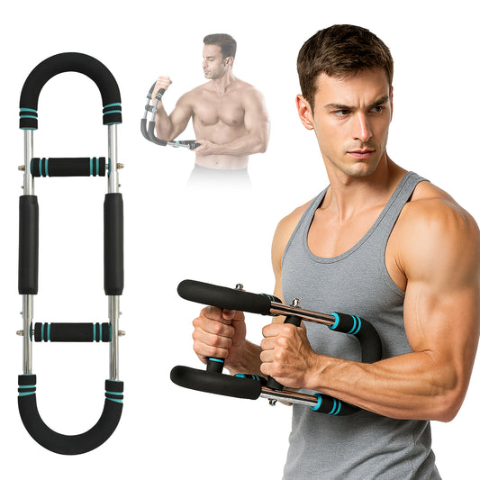 RICAN Twister Arm Trainer, Portable Arm Trainer Chest Workout, for Man/Woman, Multi-Functional Adjustable U-Shaped Exerciser, Home Gym Equipment