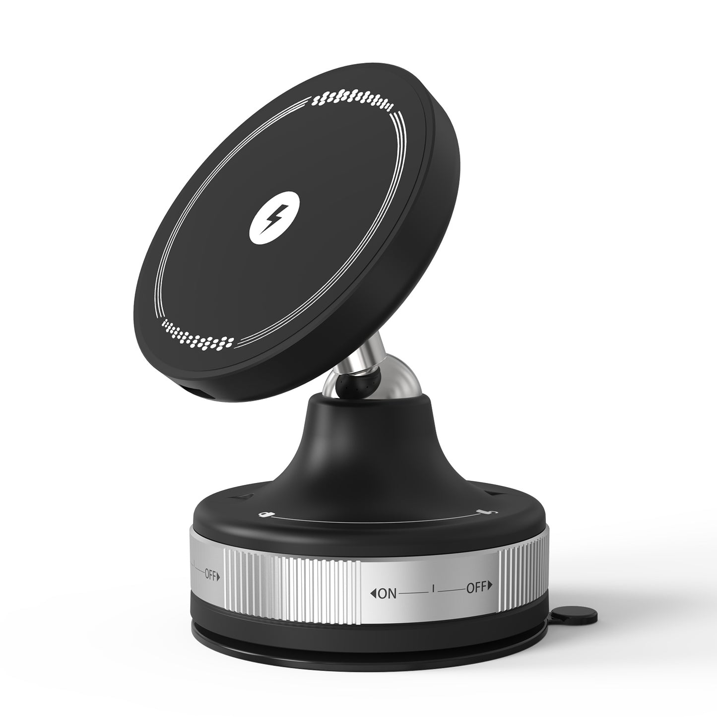 Wireless Car Charger, 15W Wireless Charging Phone Mount for Car, Magnetic Car Phone Holder for iPhone 16 15 14 13 12, 360¡ã Rotatable Charger Car Mount, Black