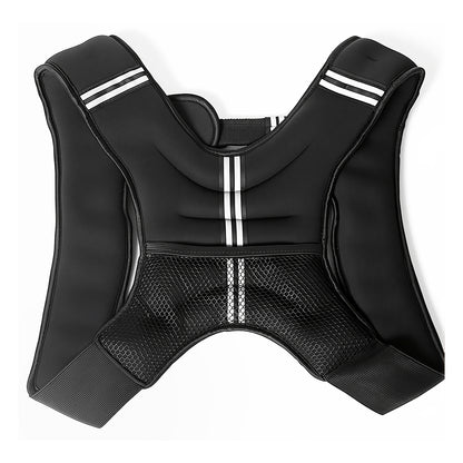 BAOKALER Weighted Vest Professional 22lb with Reflective Strips, Ideal for Men & Women, Suitable for Strength Training, Running, Muscle Building & Weight Loss
