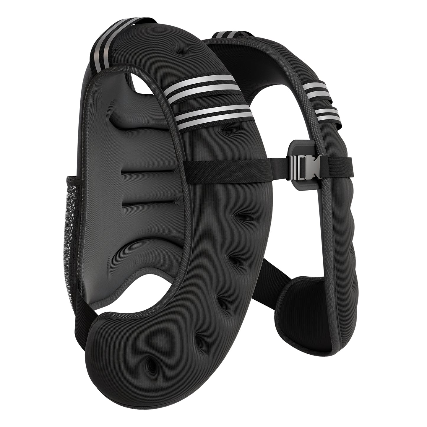 BAOKALER Weighted Vest for Fitness, 6lb with Reflective Strips£¬ Ideal for Men & Women, Strength Training, Running, Muscle Building & Weight Loss