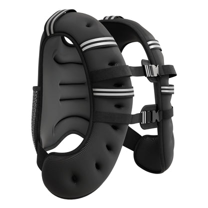 BAOKALER Weighted Vest, 12lb Running Vest Adjustable with Reflective Strips, Ideal for Men & Women for Strength Training, Running, Muscle Building & Weight Loss