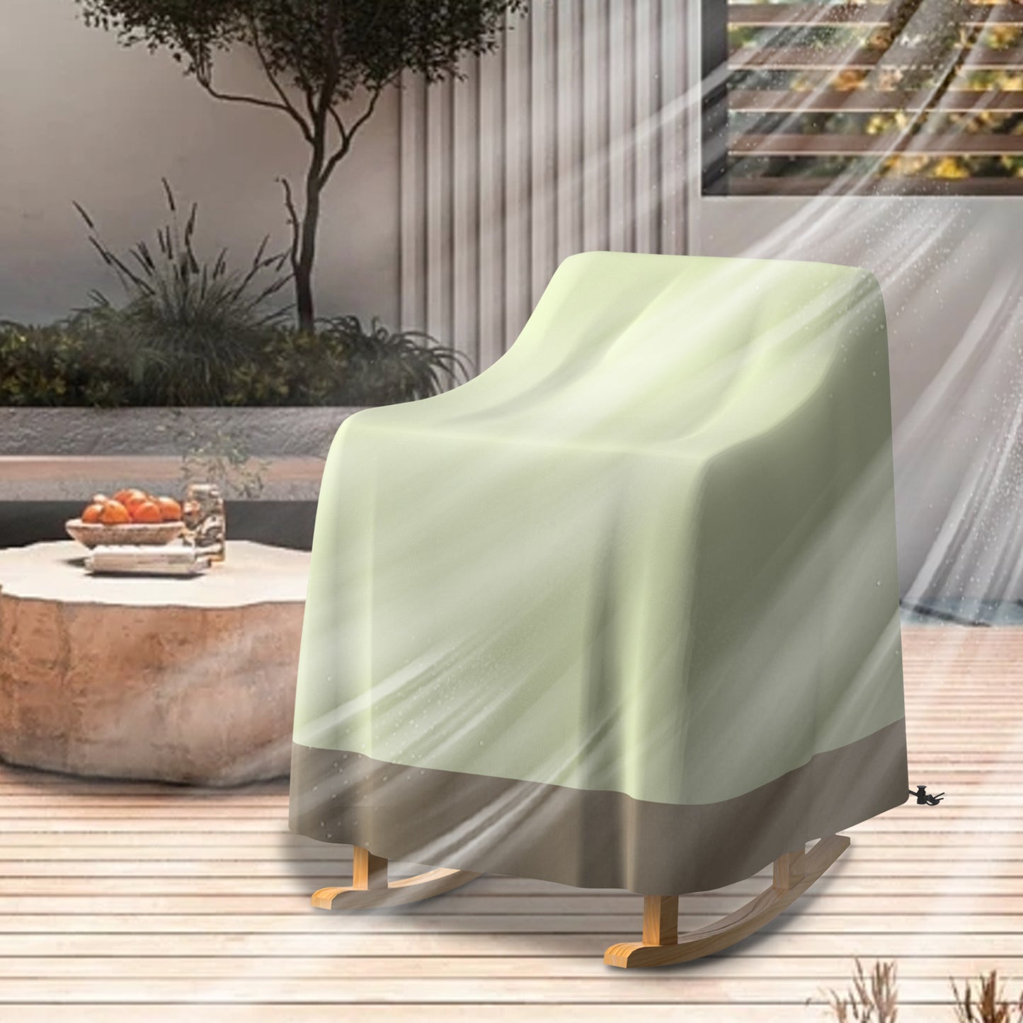 Outdoor Furniture Covers, 600D Heavy Duty Waterproof Outdoor Chair Covers 2 Pack for Patio Garden