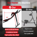 ALSO GO Ab Workout Equipment, Foldable Ab Machine Full Body Workout for Home Gym, Adjustable ab Trainer, Strength Training Exercise, Core & Abdominal Trainers, Max 440lbs with LCD Display