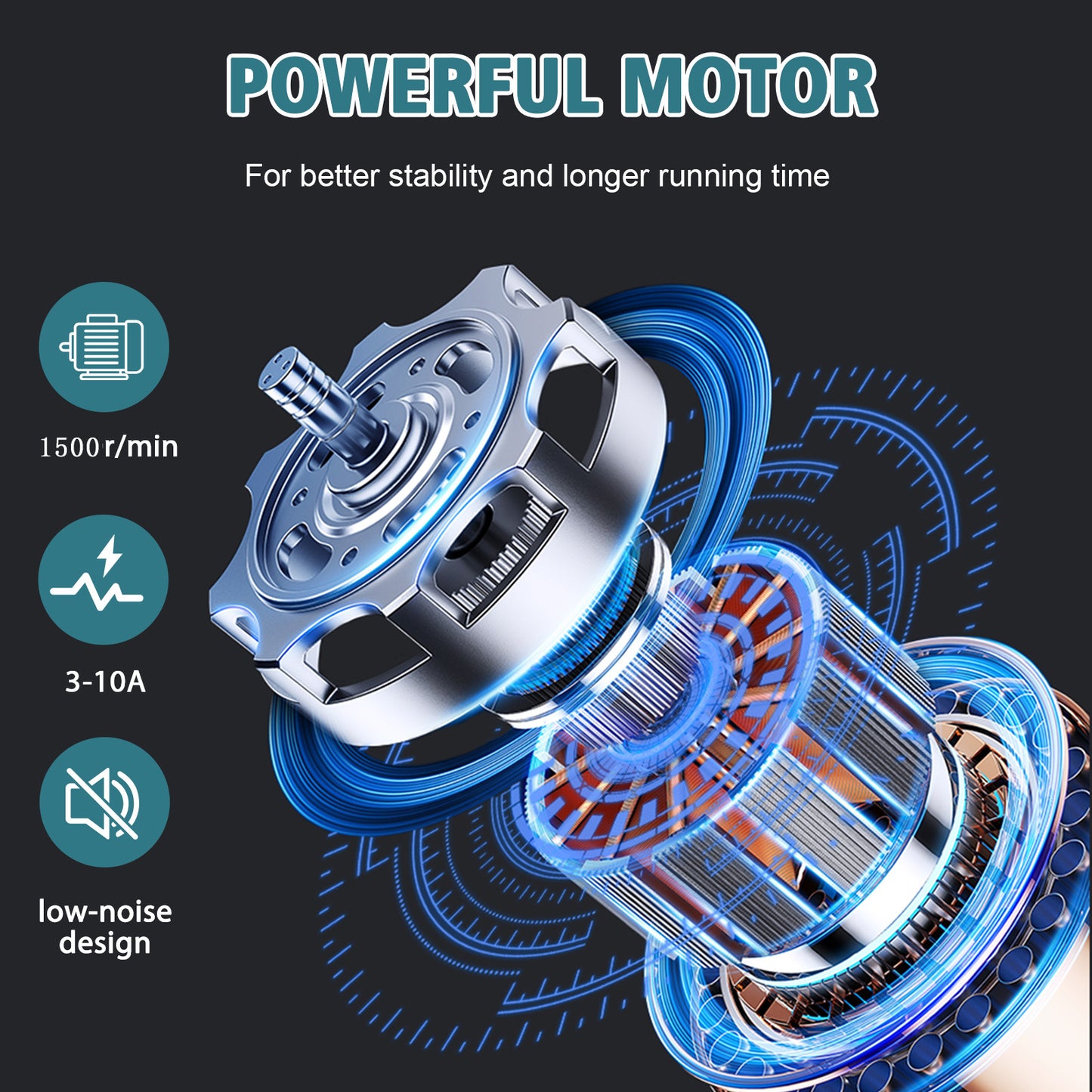 BAOKALER 20" Cordless Hedge Trimmer,24V Rechargeable Hedge Cutter with 20" Double Action Blade and 2PCS 2000MAH Batteries, Lightweight Grass Shrub Trimmer, Blue