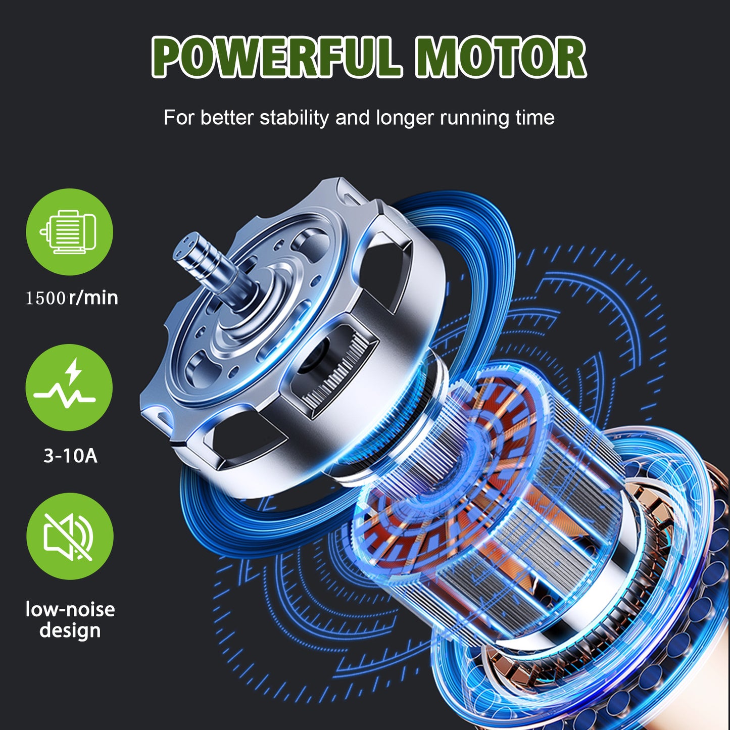 BAOKALER 20" Cordless Hedge Trimmer,24V Rechargeable Hedge Cutter with 20" Double Action Blade and 2PCS 2000MAH Batteries, Lightweight Grass Shrub Trimmer, Green