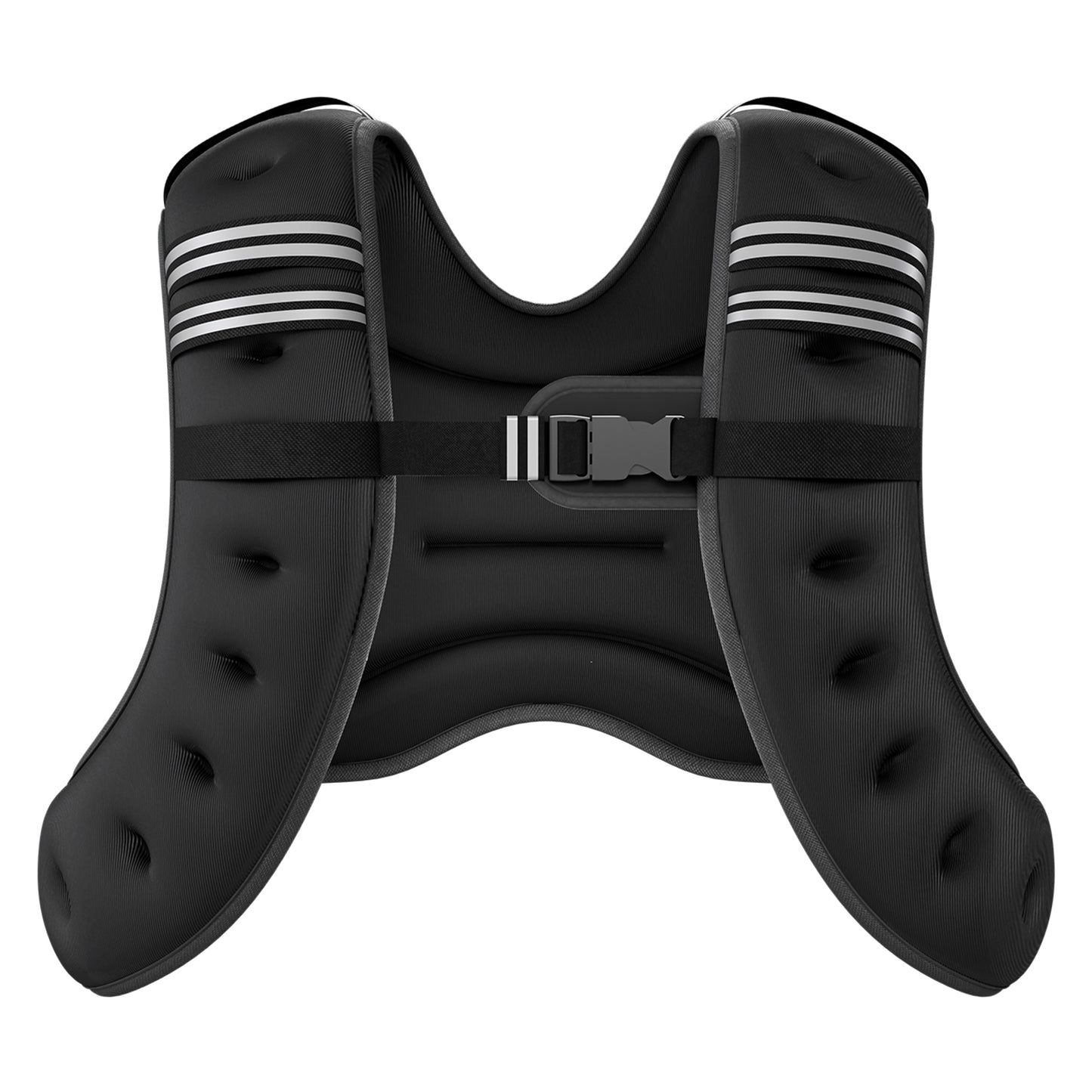 BAOKALER Weighted Vest for Fitness, 6lb with Reflective Strips£¬ Ideal for Men & Women, Strength Training, Running, Muscle Building & Weight Loss