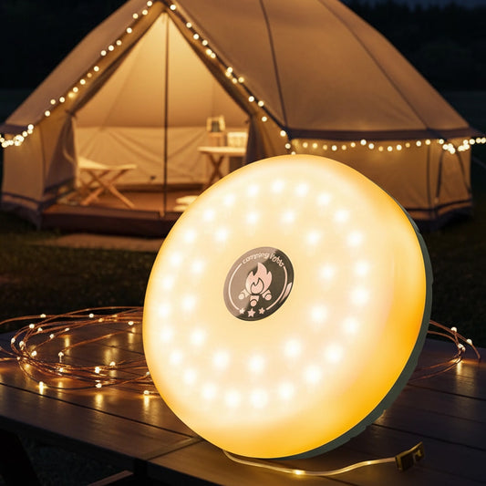 BAOKALER Camping String Lights Retractable, 32.8ft Outdoor Lanterns with 5 Lighting Modes, 2000MAH Camping Lights Rechargeable, USB, Waterproof