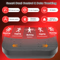Vibration Plate Exercise Machine, Full Body Workout Vibration Platform with Loop Bands & Remote Control for Home Fitness & Weight Loss & Muscle Toning, Black
