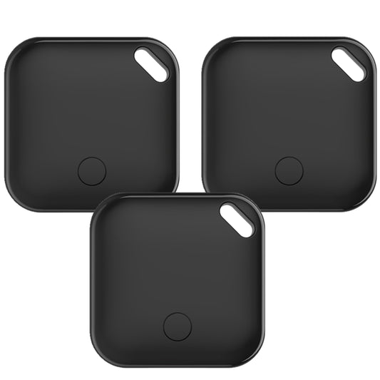 Air Tracker, Bluetooth Air Tracking Tag Key Finder Compatible with Find My App (for iOS Only),Smart Tag for Keys/Wallets/Luggage Worldwide TrackingReplaceable Battery,IP67 Waterproof,3PCS,Black