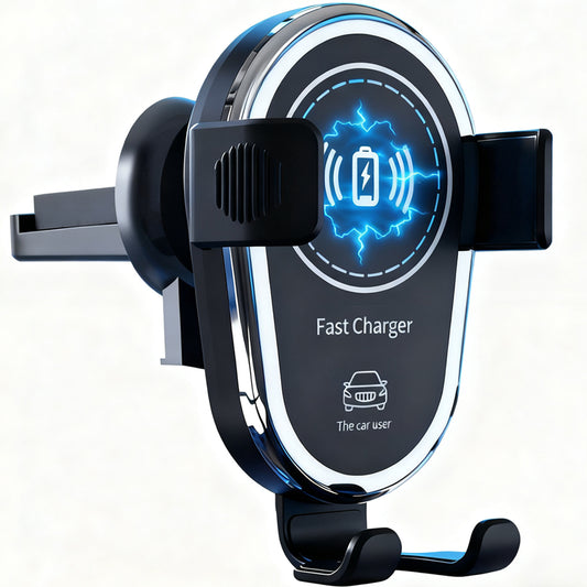 Wireless Car Charger,15W Fast Phone Wireless Charger for Car Auto Clamping,Wireless Car Charger Mounts