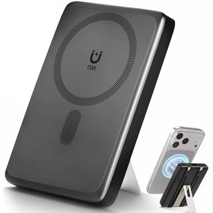 Portable Power bank, Magnatic Battery Pack, 10000mAh Magnetic Power Bank with Type-C Cable 20W Fast Charging Lighting Input Wireless Portable Charger for iPhone 16 15 14 13 12 All Series, Black