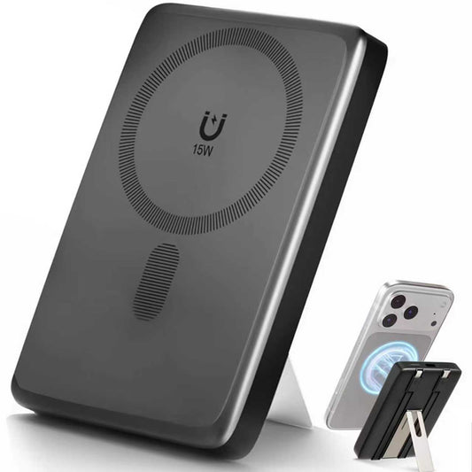 Portable Power bank, Magnatic Battery Pack, 10000mAh Magnetic Power Bank with Type-C Cable 20W Fast Charging Lighting Input Wireless Portable Charger for iPhone 16 15 14 13 12 All Series, Black