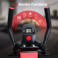 ALSO GO Ab Workout Machine, Core & Ab Exercise Equipment, Height Adjustable Abdominal Trainer for Home Gym, Foldable Ab Fitness Full Body Shaping, Black/Red