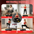 Vibration Plate Exercise Machine, Full Body Workout Vibration Platform with Loop Bands & Remote Control for Home Fitness & Weight Loss & Muscle Toning, Black