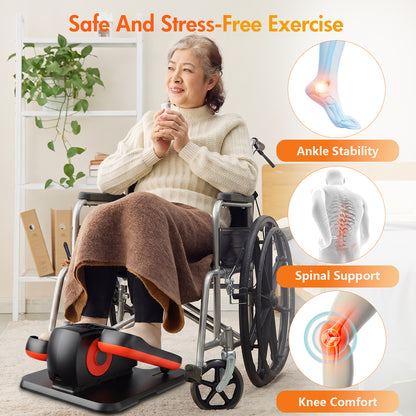 ALSO GO Under Desk Elliptical, Ellipse Leg Exerciser While Sitting, Elliptical Exercise Machine