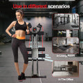 ALSO GO Ab Workout Equipment, Foldable Ab Machine Full Body Workout for Home Gym, Adjustable ab Trainer, Strength Training Exercise, Core & Abdominal Trainers, Max 440lbs with LCD Display