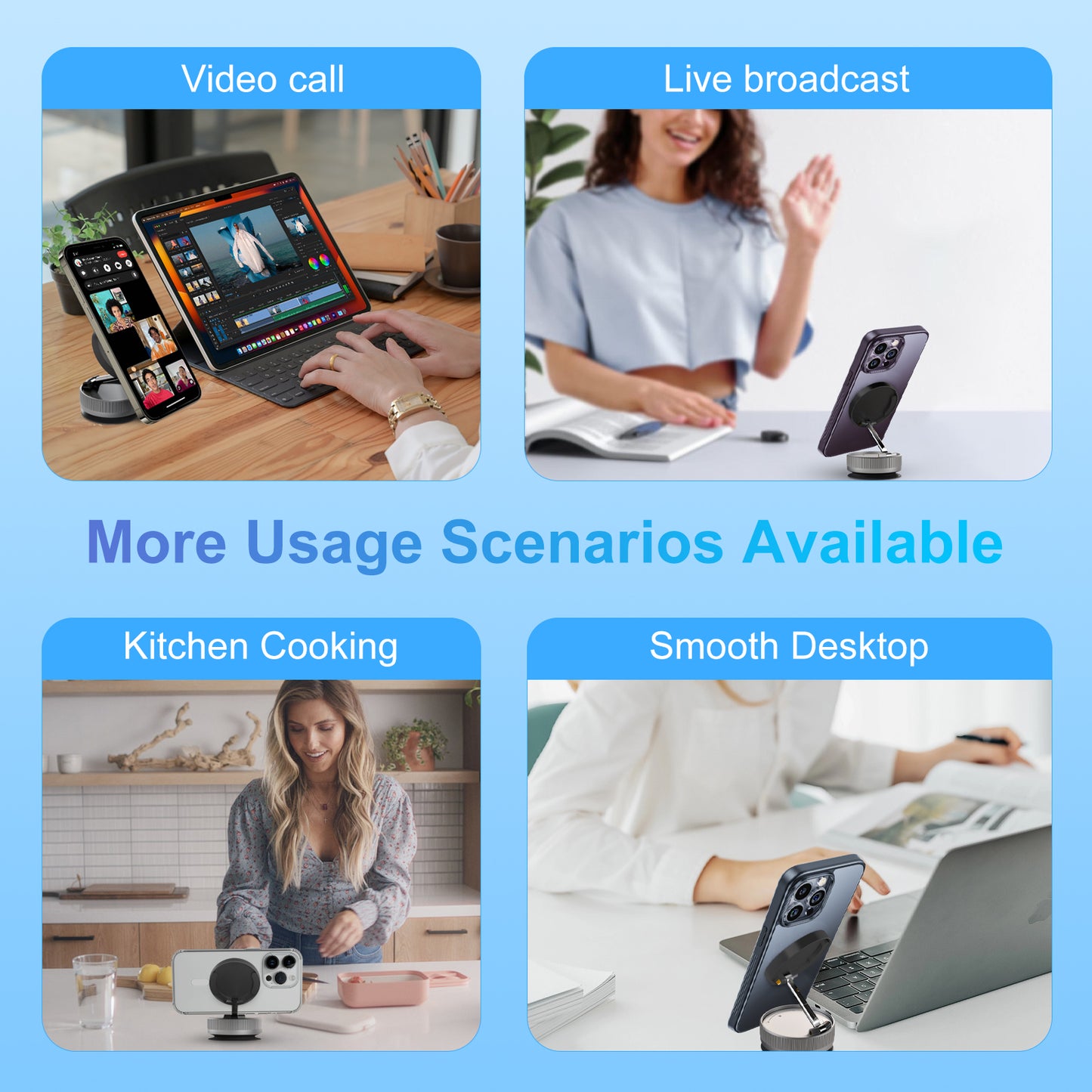 Phone Holders for Your Car Magnetic, 360 Degree Rotation, Air Vent Magnetic Phone Mount, Upgraded Strongest Magnet Power, Compatible with iPhone, Samsung, Google Pixel, Motorola Moto, Black