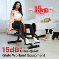 Hip Abductor Machine, 3-in-1 Thigh & Glute Trainer for Home Gym, Adjustable Resistance for Inner/Outer Thigh Toner and Butt Lifter, Compact Leg Workout Equipment