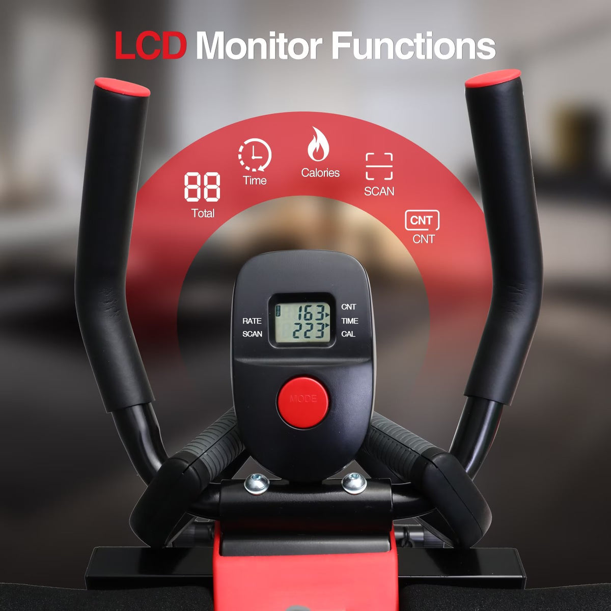 BAOKALER Dual Track Ab Machine, Ab Workout Equipment for Home Gym, Height Adjustable Ab Trainer Exercise Equipment, Foldable Fitness Equipment, Core & Abdominal Exercise and Strength Training