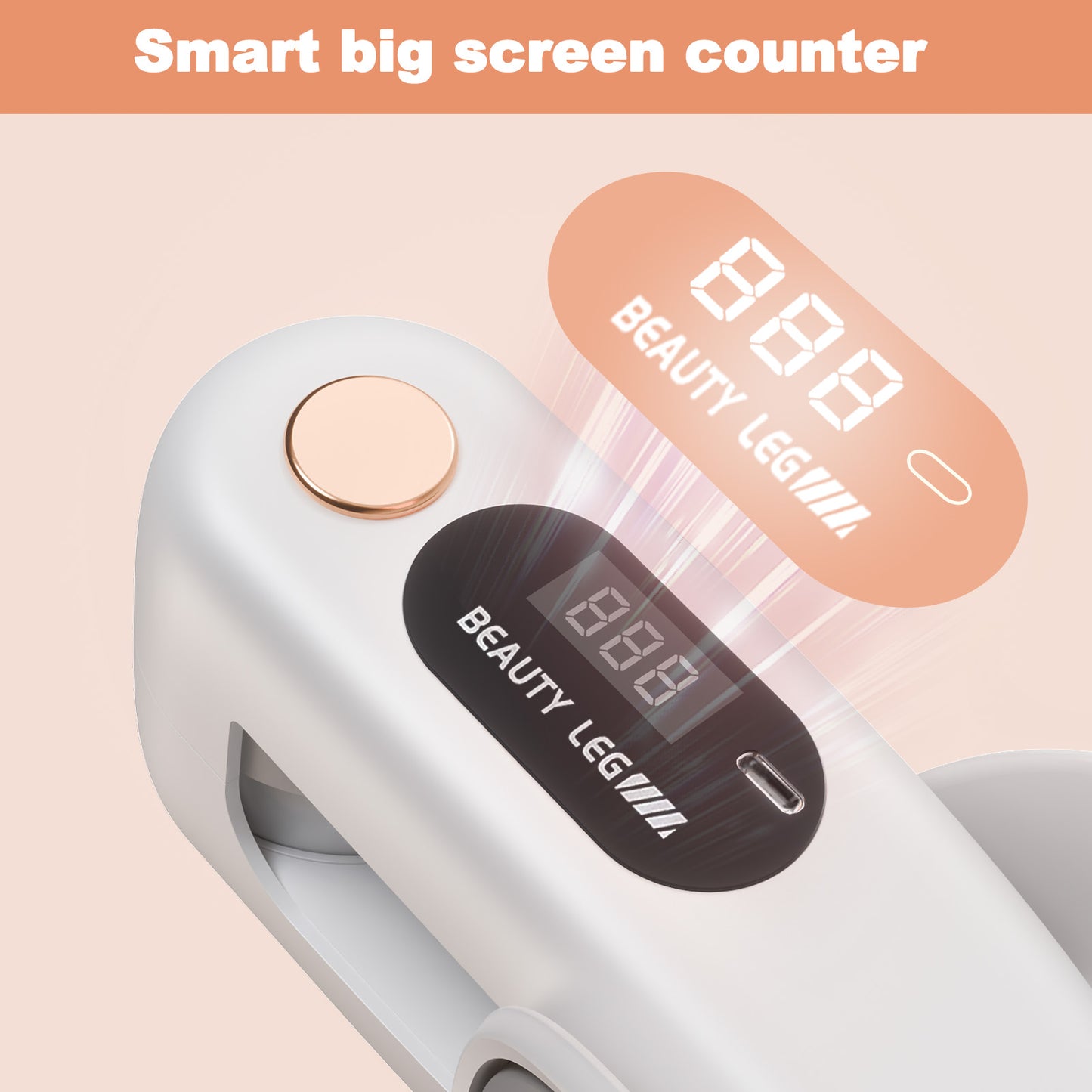 RICAN Thigh Master, Thigh Exerciser with LED, Inner Thigh Exercise Equipment, Leg and Inner Thigh Strength Exercise Equipment Hip Shaper Trainer Machine