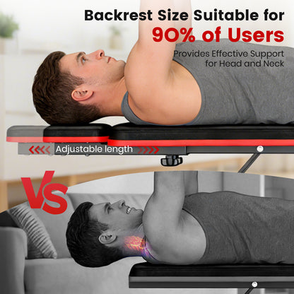 Adjustable Weight Bench, Max Weight 700 Lbs Foldable Workout Weight Bench Press, for Home Gym Dumbbell Exercise, Incline Decline, Full Body Workout