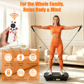 Vibration Plate Exercise Machine, Full Body Shaping Vibration Platform, 500 lbs Load & 130 Speed Levels, for Men Women Home Gym