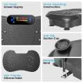 Vibration Plate Exercise Machine with 5 Resistance Bands, Whole Body Workout Vibration Platform for Fat Burning & Body Shaping