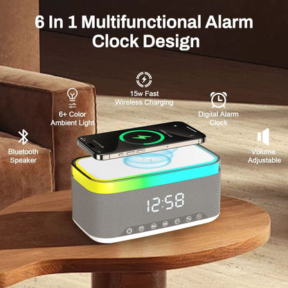 Magnetic Wireless Charger,15W Fast Charging Desk Phone Charging Station for iPhone 17 16 15 13 12 Pro Max