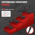 RICAN Dual Track Ab Machine, Ab Workout Equipment for Home Gym, Height Adjustable Ab Trainer Exercise Equipment, Foldable Fitness Equipment, Core & Abdominal Exercise and Strength Training