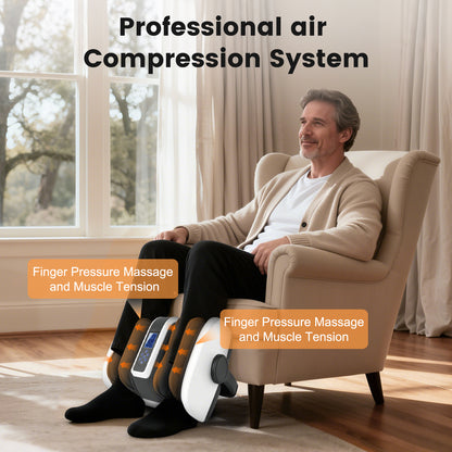 BAOKALER Foot Massager with Heat, For Plantar Fasciitis, Pain Relief & Heat Therapy, Deep Kneading Massage for Leg/Calf/Ankle, Ideal for Family and Friends, Black