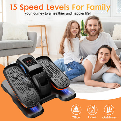 ALSO GO Under Desk Elliptical, Ellipse Leg Exerciser While Sitting, Elliptical Exercise Machine