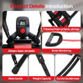 ALSO GO Ab Workout Machine, Core & Ab Exercise Equipment, Height Adjustable Abdominal Trainer for Home Gym, Foldable Ab Fitness Full Body Shaping, Black/Red