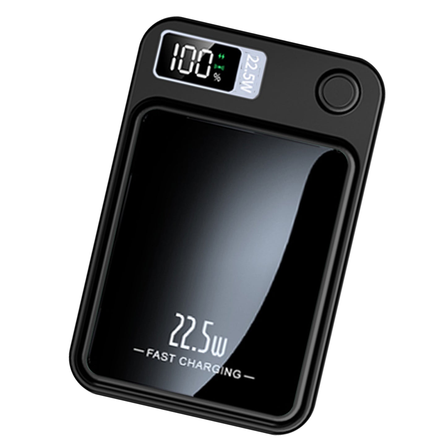 Power Bank, 10000mAh Wireless Power Bank with LED Power Display, 22.5W Fast Charging Battery Pack, Compatible with iPhone 8 and above series,Black