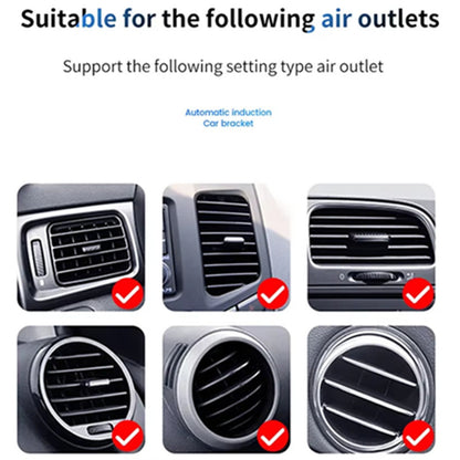 Wireless Car Charger,15W Fast Charging Auto Clamping Car Charger Phone Mount Holder Fit for iPhone/Samsung Galaxy/Ultra,Google/LG