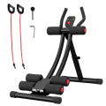 ALSO GO Ab Workout Equipment, Foldable Ab Machine Full Body Workout for Home Gym, Adjustable ab Trainer, Strength Training Exercise, Core & Abdominal Trainers, Max 440lbs with LCD Display