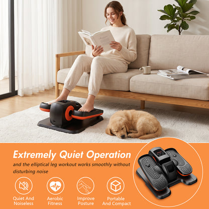ALSO GO Under Desk Elliptical, Ellipse Leg Exerciser While Sitting, Elliptical Exercise Machine