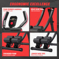 RICAN Dual Track Ab Machine, Ab Workout Equipment for Home Gym, Height Adjustable Ab Trainer Exercise Equipment, Foldable Fitness Equipment, Core & Abdominal Exercise and Strength Training