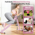 Foldable Ab Machine Ab Trainer, Strength Training Crunch Trainer Adjustable for Core Workout & Fitness