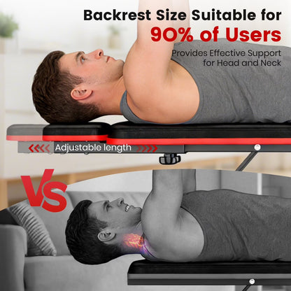 Adjustable Weight Bench, 3 in 1 Workout Bench, Foldable Workout Bench for Adult, Strength Training Bench for Full Body Workout with 800lbs Weight Capacity