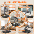 Vibration Plate Exercise Machine, Full Body Vibration Platform with 2 Loops & 5 Resistance Bands for Wellness and Fitness, Black
