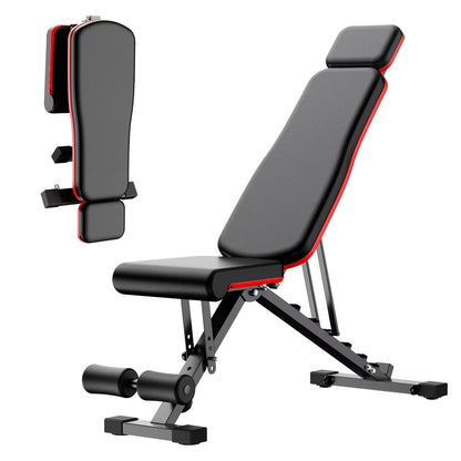 Adjustable Weight Bench, 3 in 1 Workout Bench, Foldable Workout Bench for Adult, Strength Training Bench for Full Body Workout with 800lbs Weight Capacity