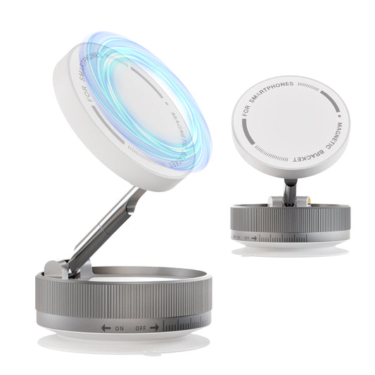 Phone Holders for Your Car Magnetic, 361 Degree Rotation, Air Vent Magnetic Phone Mount, Upgraded Strongest Magnet Power, Compatible with iPhone, Samsung, Google Pixel, Motorola Moto, White