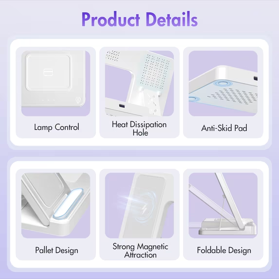 Wireless Charger, Charging station Compatible with iPhone 16 15 14 13 12 11 Pro Max Plus XS XR X 8, for iWatch 9 8 7 6 5 4 3 2 SE, for AirPods 3 2 Pro, 3 in 1 Charging Station, White, No Adapter