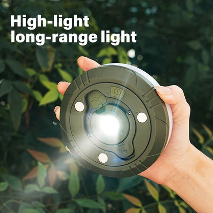 BAOKALER 2 Pack Camping String Lights Retractable, 32.8ft Outdoor Camping Lanterns with 5 Lighting Modes, 2000MAH Camping Lights Rechargeable, USB, Waterproof