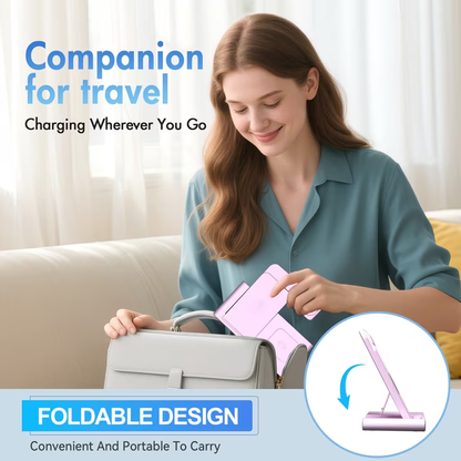 3 in 1 Charging Station,15W Wireless Charger Phone Stand Compatible for iPhone 17 16 15 14 13 12 11 Pro Max Plus XS XR 8,for iWatch 9 8 7 6 5 4 3 2 SE for AirPods 3 2 Pro