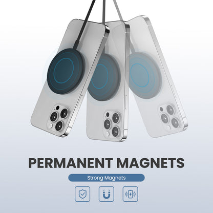 25W Rapid Wireless Charger, Compatible with iPhonee 16 15 14 13 12 11 8 X XR SE Series, Compatible with AirPods, Slim Portable Design for Office, Bedroom & Travel, Black(3 Pack)