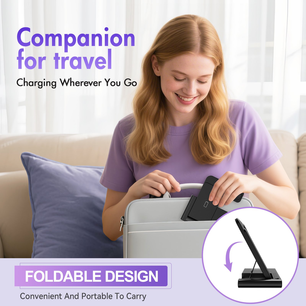 Charging Station,Wireless Charger,Magnetic Fast Charging Stand Compatible with iPhone 17 16 15 14 13 12 11 Pro Max Plus XS XR X 8, for iWatch 9 8 7 6 5 4 3 2 SE,for AirPods 3 2 Pro
