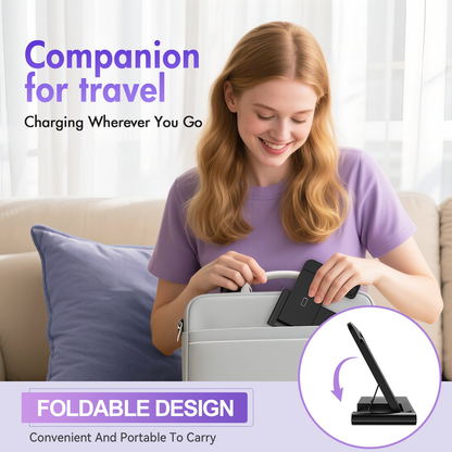 Charging Station,Wireless Charger,Magnetic Fast Charging Stand Compatible with iPhone 17 16 15 14 13 12 11 Pro Max Plus XS XR X 8, for iWatch 9 8 7 6 5 4 3 2 SE,for AirPods 3 2 Pro